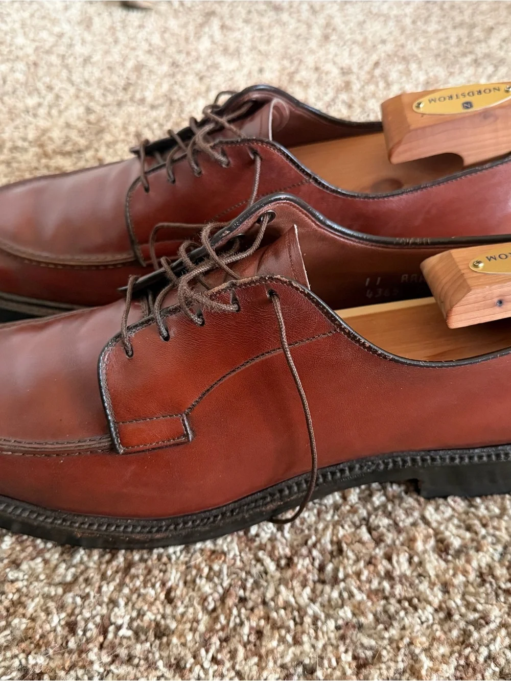 Allen Edmonds Brentwood Oxford burgundy Formal Shoes Size 11 AAA